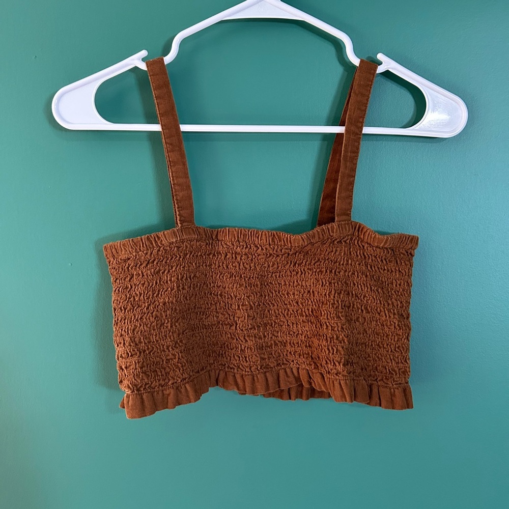 American Eagle Smocked Bandeau Bra Top